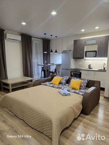 

Квартира-студия, 36 м², 2 кровати