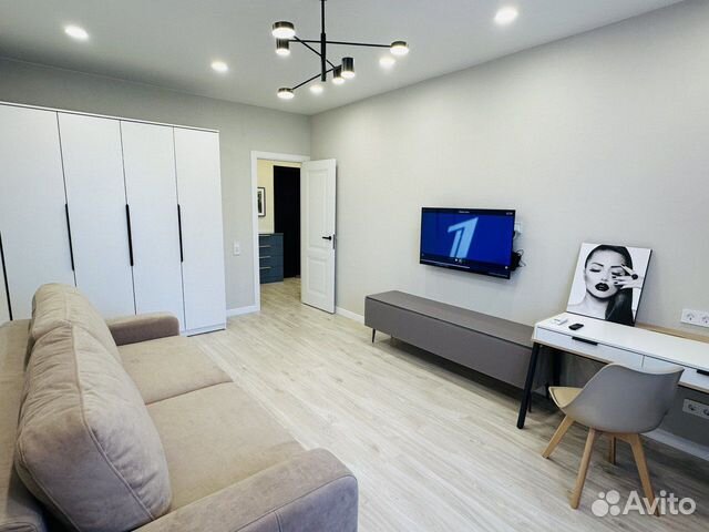 

1-к. квартира, 45 м², 2 кровати