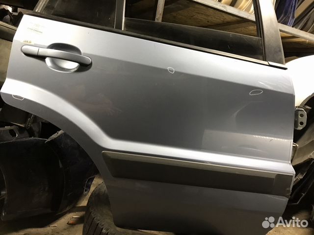 Дверь правая задняя Форд Фьюжен голубая Дверь правая задняя Форд Фьюжен голубая