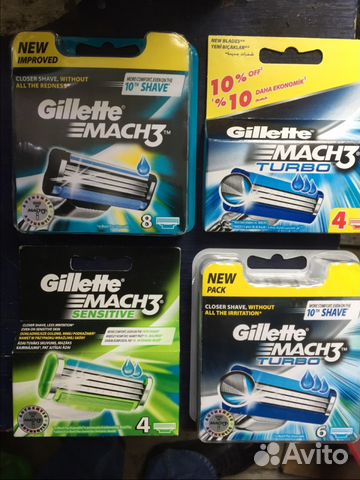Оригинальные лезвия Gillette Mach3