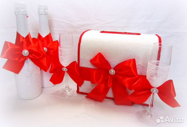 Наборы свадебных аксессуаров в любом цвете