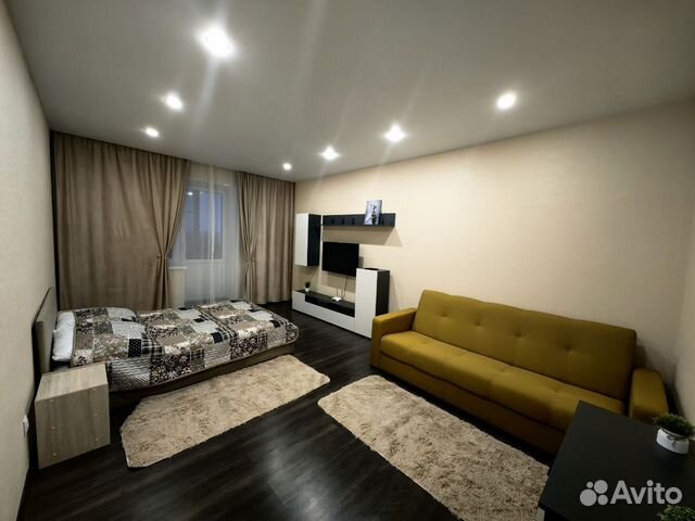 

1-к. квартира, 43,5 м², 2 кровати