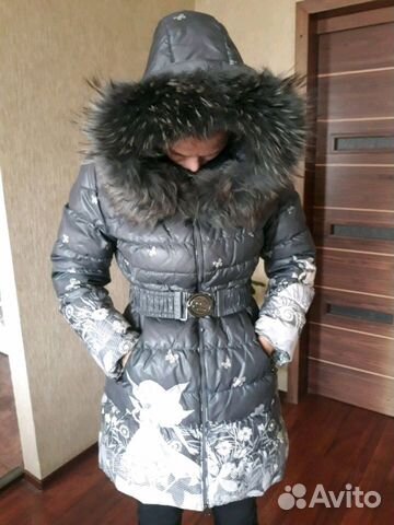 Женский теплый пуховик