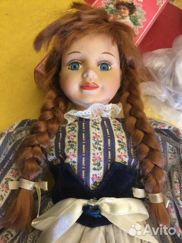 Кукла Германия фарфор дерево подарок