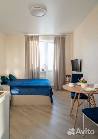 

Квартира-студия, 23 м², 2 кровати