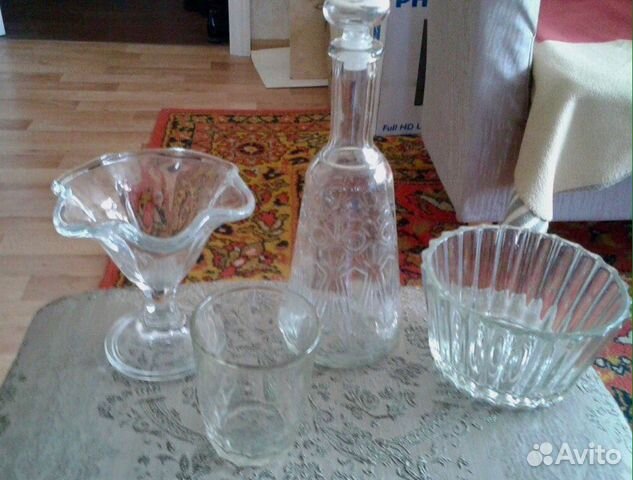 Стаканы стеклянные,банка гжель