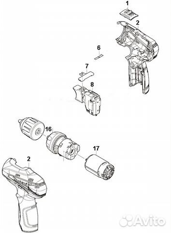 Makita df331d схема