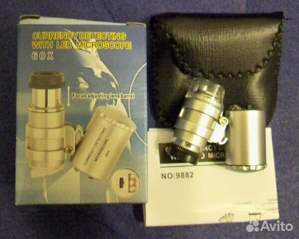 Микроскоп (карманный) с подсветкой Микроскоп (карманный) с подсветкой