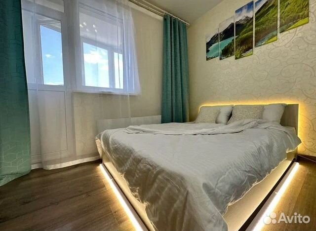 

Квартира-студия, 38 м², 2 кровати
