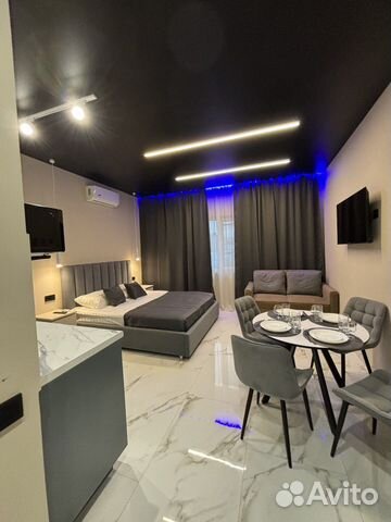 

Квартира-студия, 28 м², 2 кровати