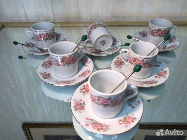 Чашка +блюдце+ ложка СССР Китай лодка посеребрение Чашка +блюдце+ ложка СССР Китай лодка посеребрение