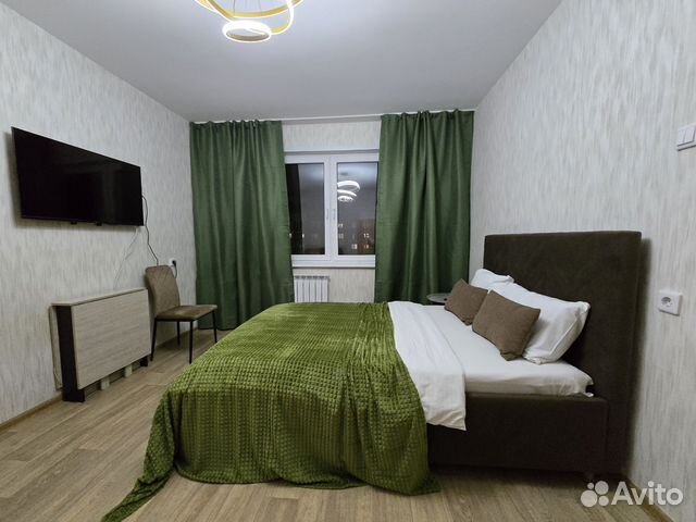 

1-к. квартира, 34 м², 2 кровати