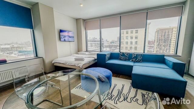 

Квартира-студия, 36 м², 2 кровати
