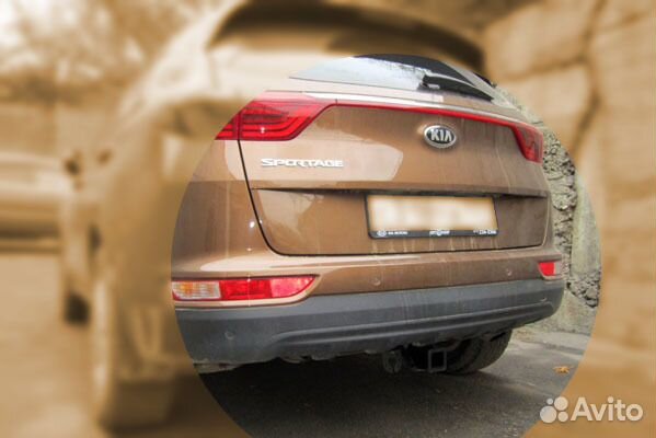 Фаркоп Бизон Kia Sportage IV 2015-2018 квадрат Фаркоп Бизон Kia Sportage IV 2015-2018 квадрат