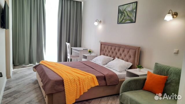 

1-к. квартира, 61 м², 2 кровати