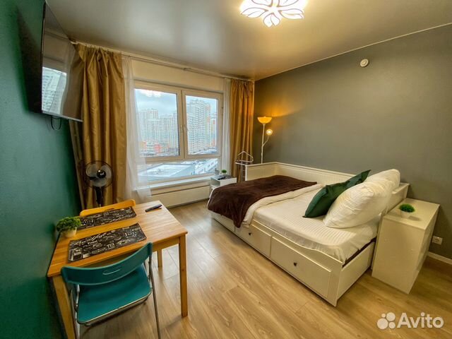 

Квартира-студия, 23 м², 1 кровать