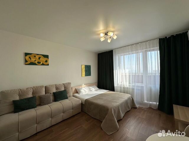 

Квартира-студия, 30 м², 2 кровати
