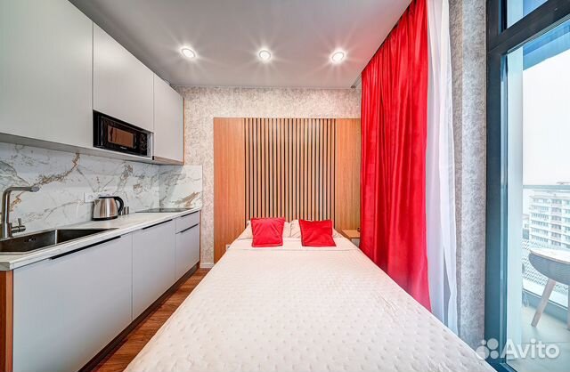 

Квартира-студия, 18 м², 1 кровать