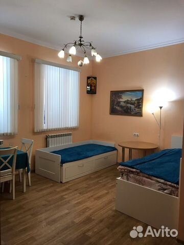 

Квартира-студия, 40 м², 2 кровати