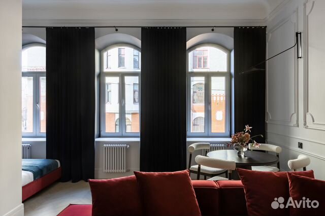 

Квартира-студия, 42 м², 2 кровати