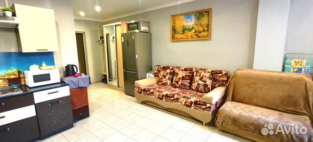 

Квартира-студия, 29 м², 2 кровати