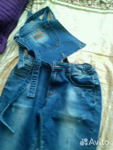 Джинсовый комбинезон Джинсовый комбинезон