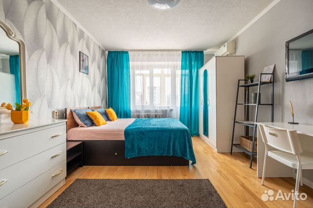 

1-к. квартира, 42 м², 3 кровати