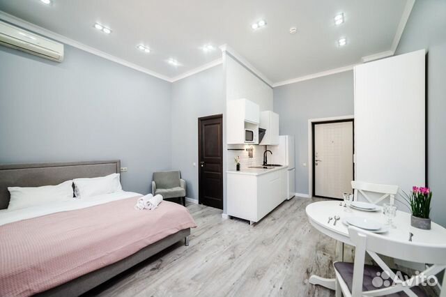 

Квартира-студия, 30 м², 1 кровать
