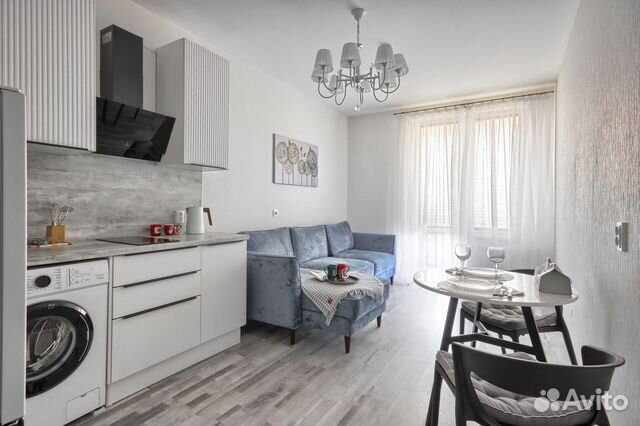 

1-к. квартира, 37,5 м², 2 кровати