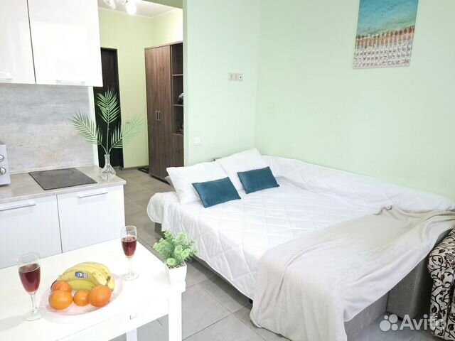 

Квартира-студия, 25 м², 2 кровати