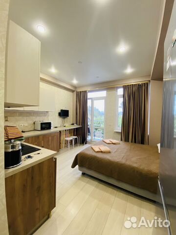 

Квартира-студия, 25 м², 2 кровати