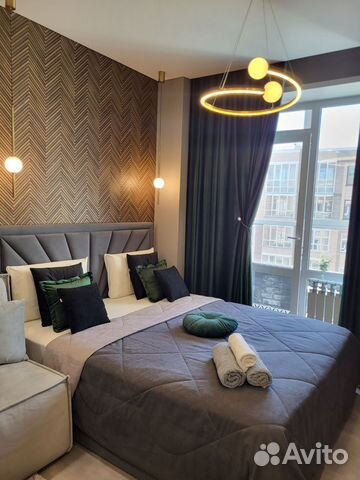 

Квартира-студия, 35 м², 2 кровати