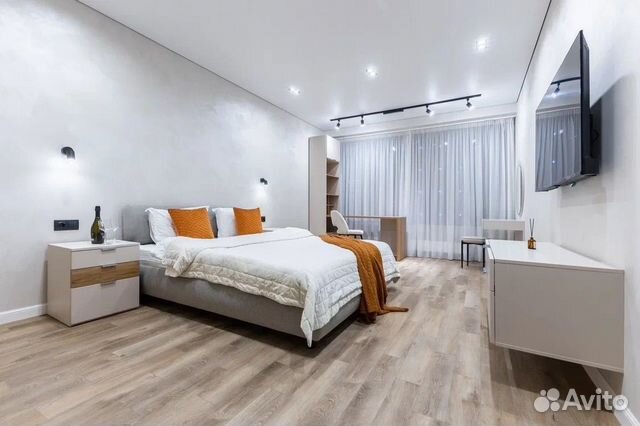 

1-к. квартира, 55 м², 2 кровати