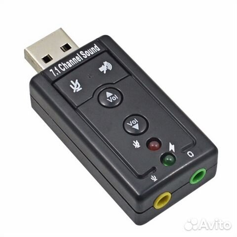 Внешняя USB Портативная Звуковая Карта (Новая) Внешняя USB Портативная Звуковая Карта (Новая)
