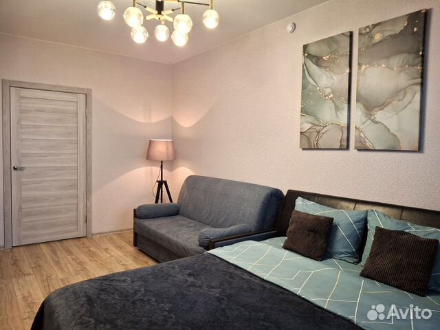 

1-к. квартира, 42 м², 3 кровати
