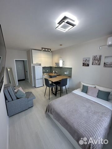 

Квартира-студия, 29 м², 2 кровати