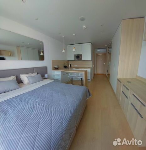 

Квартира-студия, 29 м², 1 кровать
