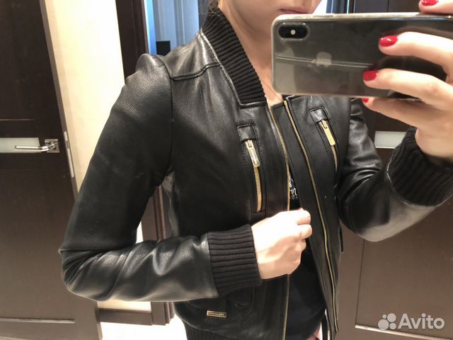 Кожаная куртка Dsquared2 Кожаная куртка Dsquared2