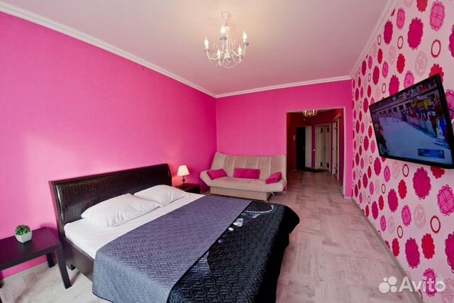 

1-к. квартира, 55 м², 2 кровати