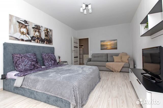 

1-к. квартира, 42 м², 2 кровати