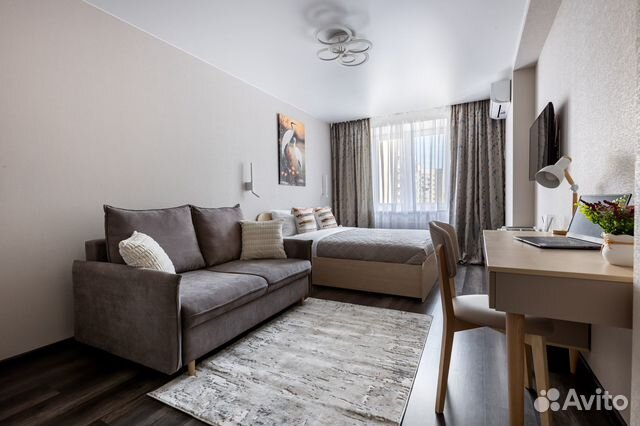 

1-к. квартира, 37,5 м², 2 кровати