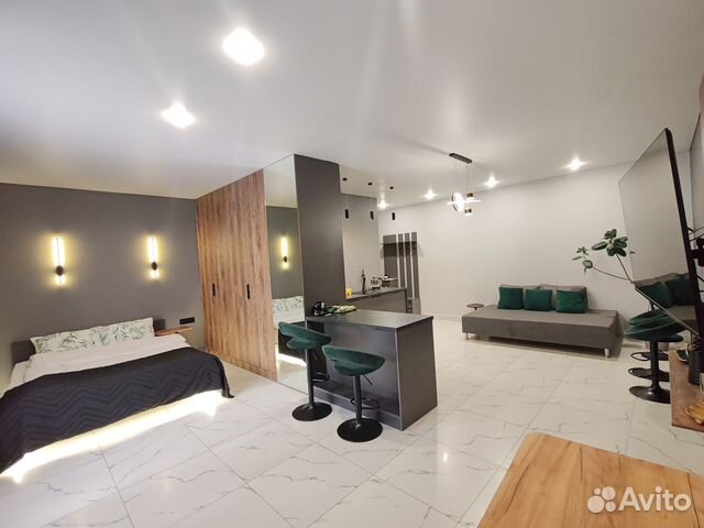 

Квартира-студия, 32 м², 2 кровати