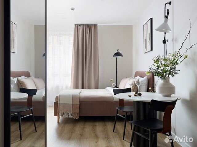 

Квартира-студия, 22 м², 1 кровать