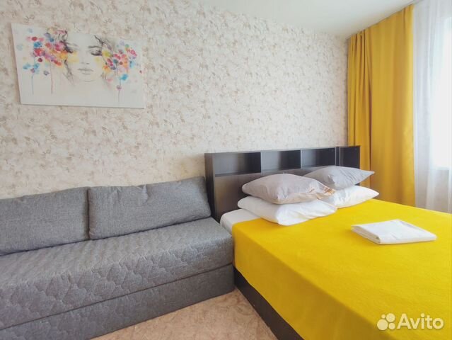 

1-к. квартира, 43,8 м², 2 кровати