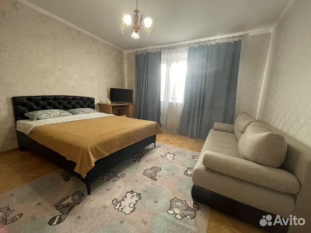 

1-к. квартира, 42 м², 3 кровати