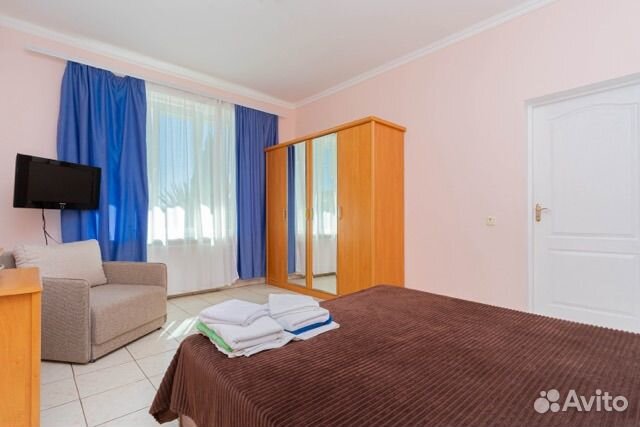 

1-к. квартира, 42 м², 3 кровати
