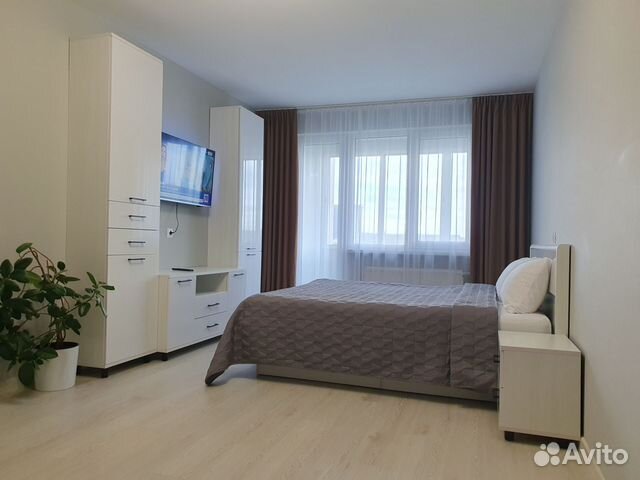 

1-к. квартира, 41 м², 2 кровати