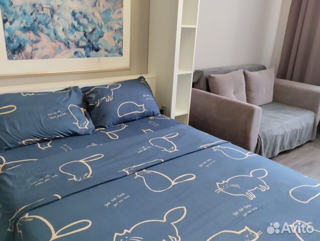 

1-к. квартира, 45 м², 2 кровати