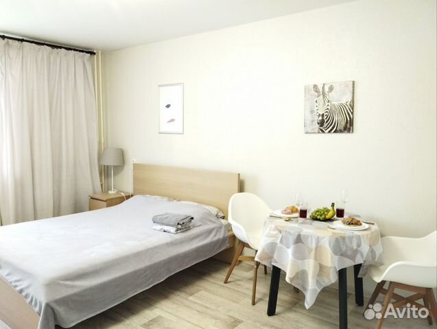 

Квартира-студия, 35 м², 2 кровати