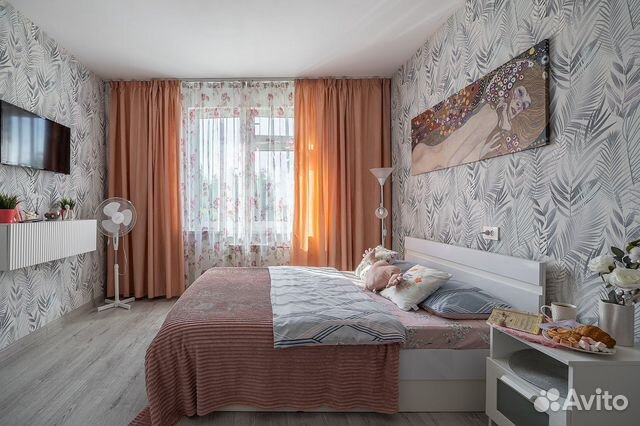 

1-к. квартира, 32 м², 2 кровати